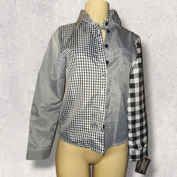 Plaid Women Blouse - Picture 5 of 6